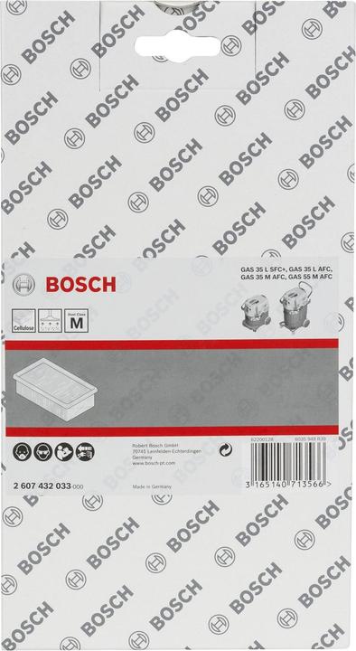 Immagine prodotto Bosch Professional Zubehör Filtri piatti pieghettati Accessori