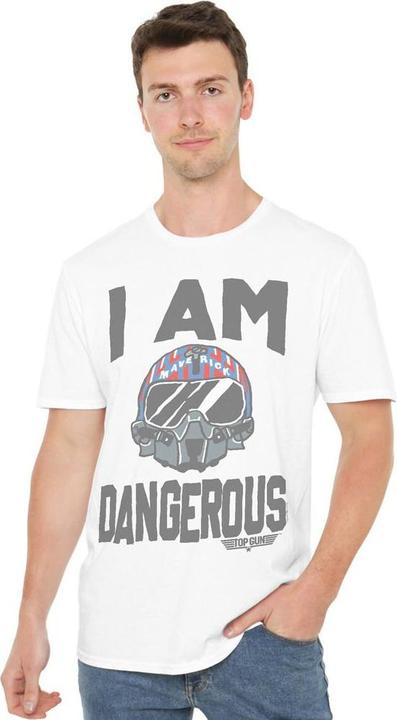Actual product image Top Gun Mens I Am Dangerous T-Shirt (4XL)