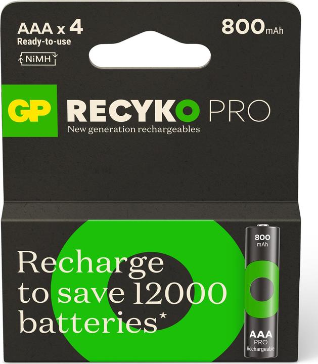 Immagine prodotto GP Batteries Batterie ricaricabili altre (4 pz., AAA, 800 mAh)