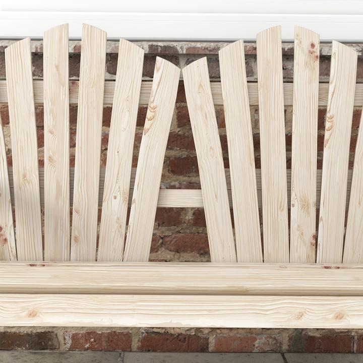 Image du produit Outsunny Banc de jardin en forme de roue de chariot