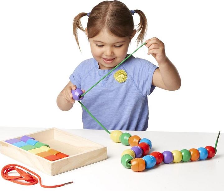 Immagine prodotto Melissa & Doug Le prime perline di legno da infilare
