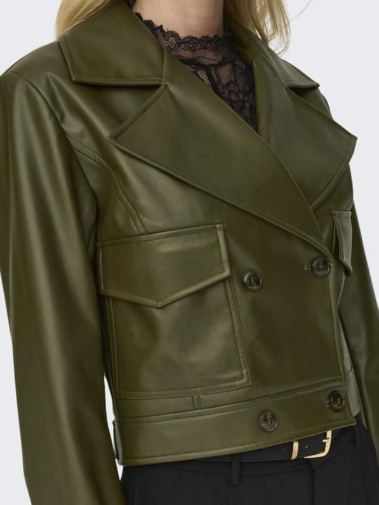 Produktbild Only Fly-Away Kragen Jacke Kunstlederjacke (XS)