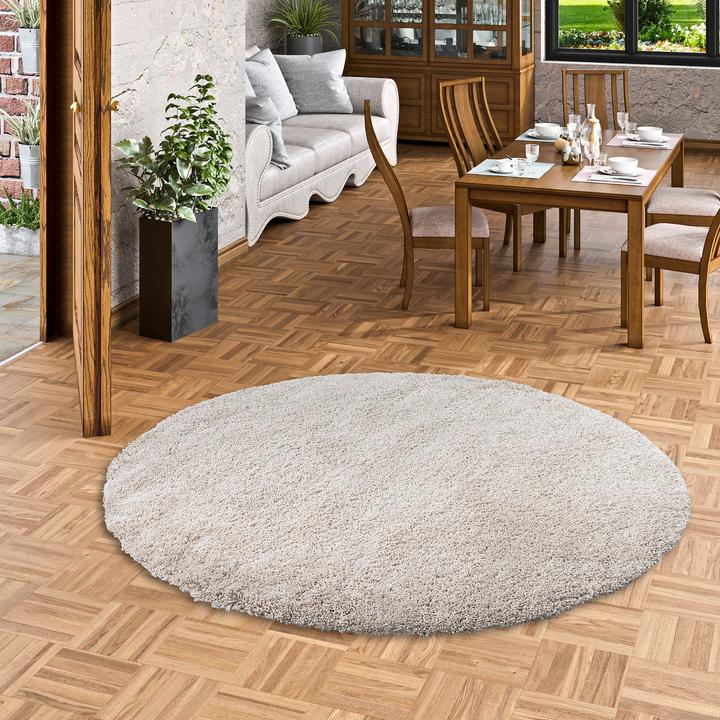 Produktbild Pergamon Hochflor Langflor Shaggy Teppich Luxury (Ø 150 cm)