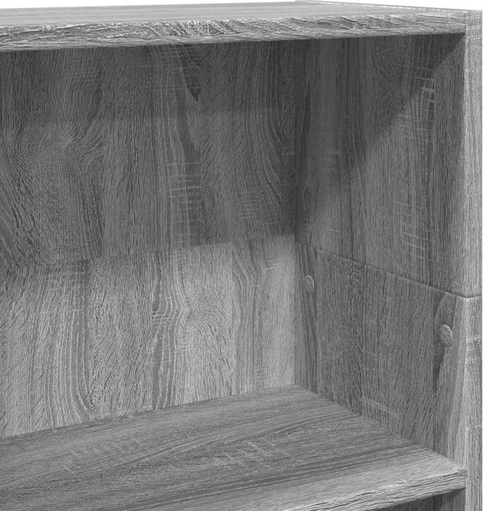 Actual product image VidaXL Bücherregal Bücherschrank Standregal Büroregal Grau Sonoma Holzwerkstoff (40 x 24 x 109 cm)