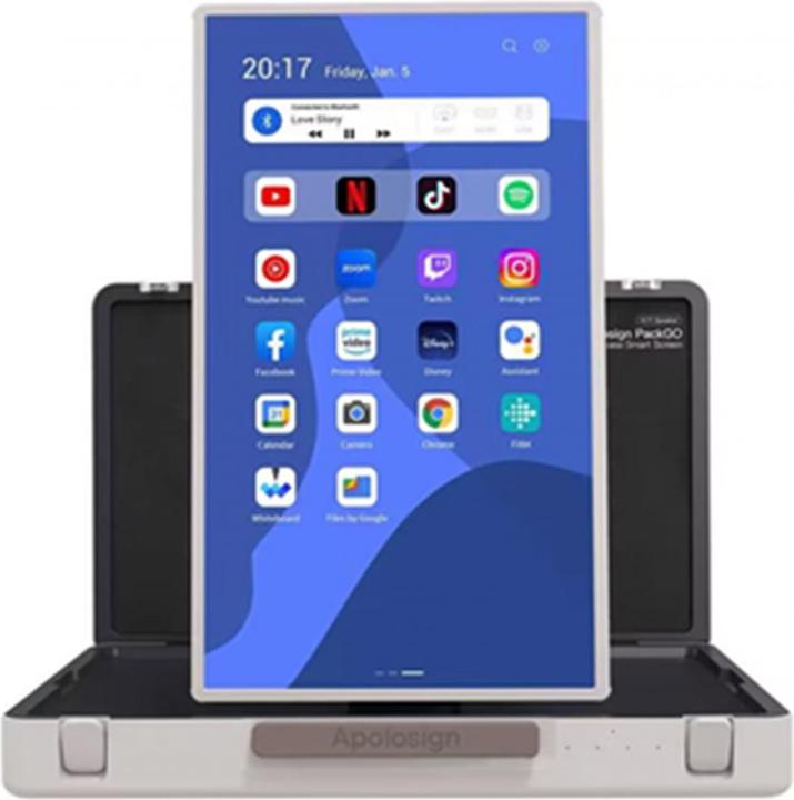 Immagine prodotto Allnet Valigia di presentazione Display ad alte prestazioni da 27 pollici, Android 12, RK3588, ingresso (27", 128 GB, Nero)