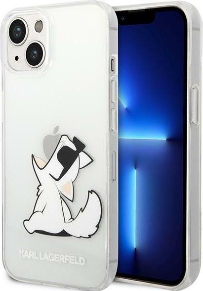 Actual product image Karl Lagerfeld iPhone 14 PC/TPU Choupette Eat Case for (Apple iPhone 14)