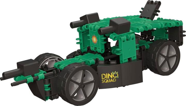 Actual product image Clics Box Dino 150 pieces kit with accessories and stickers from 6 years