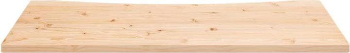 Actual product image VidaXL Schreibtischplatte 110x55x2,5 cm Massivholz Kiefer (110 x 55 x 2.5 cm)
