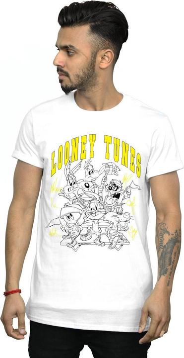 Actual product image Looney Tunes Mens Basketball Squad T-Shirt (4XL)