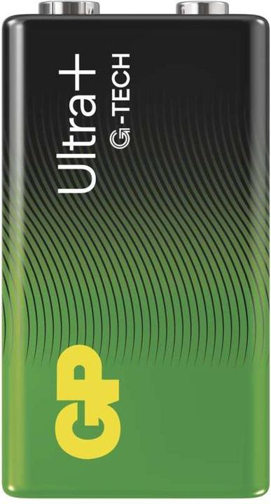 Produktbild GP Batteries Ultra Plus Alkaline Batterie 9 V Block 1er Blister (1 Stk., 9V Block)