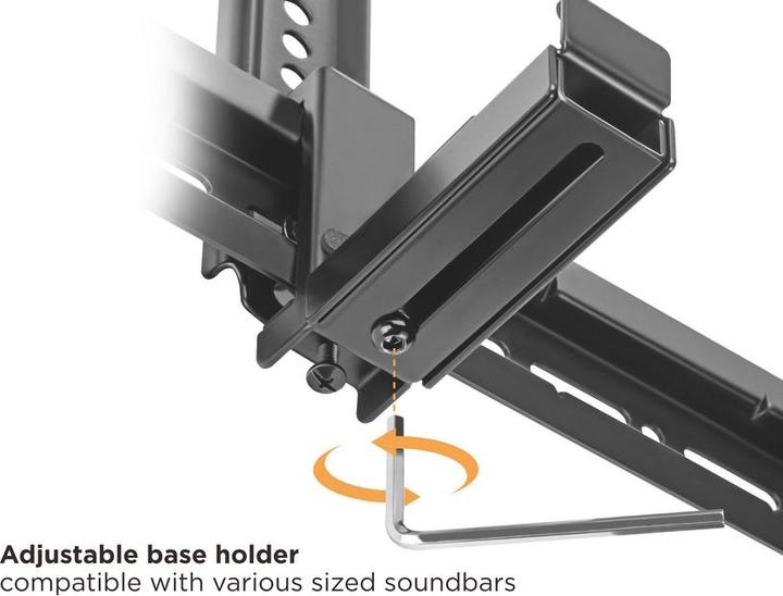 Produktbild equip Wandhalterung für Audio/Video Geräte sw (1 Stk., Wandmontage)