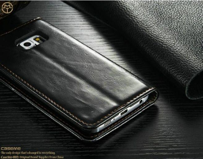 Produktbild Caseme Klassische Leder Hülle (Samsung Galaxy S6 Edge)