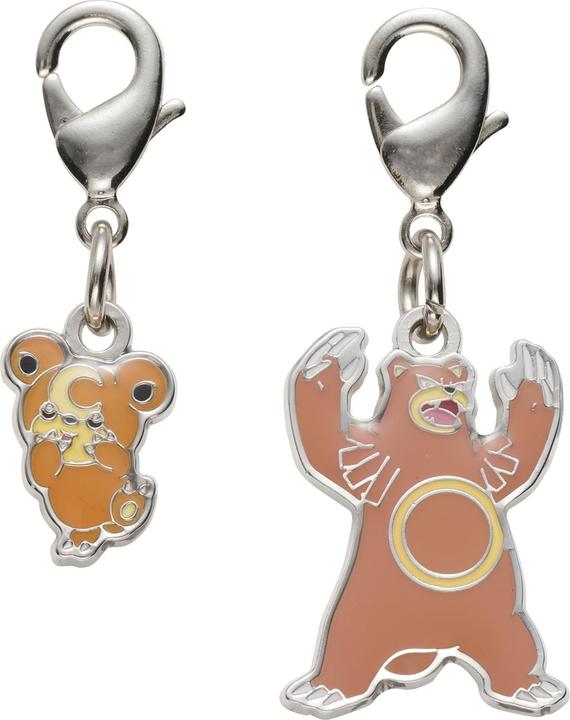 Produktbild Pokémon Pokemon Center - Teddiursa, Ursaring Schlüsselanhänger - 2 Stück