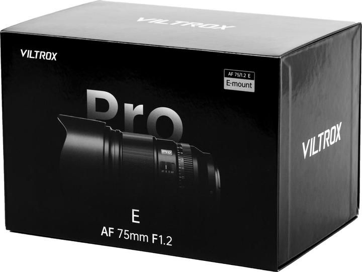 Actual product image Viltrox FE 75mm f1.2 Sony E-Mount (Sony E, APS-C / DX)