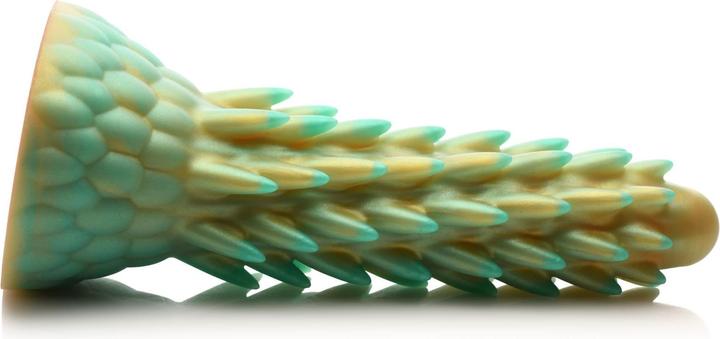 Actual product image Creature Cocks Stegosaurus - Spiky Reptile Silicone Dildo
