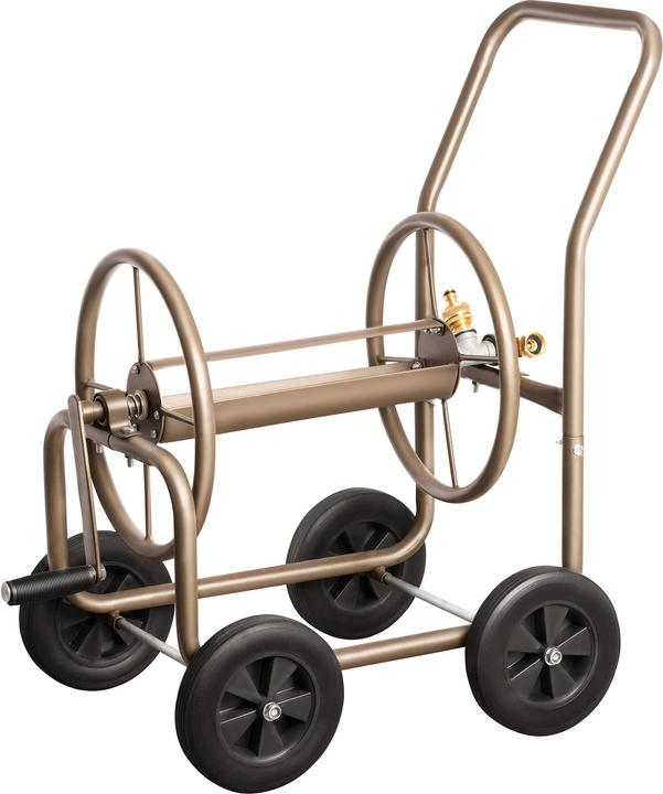 UPP Schlauchwagen Deluxe mit Schutzhülle Gartenschlauchwagen Schlauchaufroller (60 m)