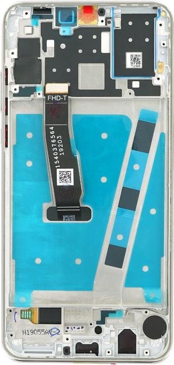 Actual product image OEM Display unit + frame for Huawei P30 Lite white (Display, Huawei P30 Lite, Huawei P30 Lite New Edition)
