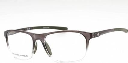 Actual product image Under Armour Men's Green Crystal Rectangular Glasses UA 5030 0B59 00