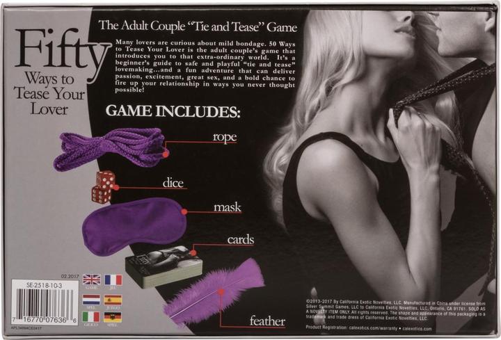 Produktbild CalExotics Fifty Ways to Tease Your Lover™ (Würfelspiel, Deutsch)
