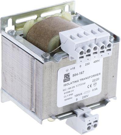 Immagine prodotto Rs Pro Trasformatore isolamento 100VA 0-230V