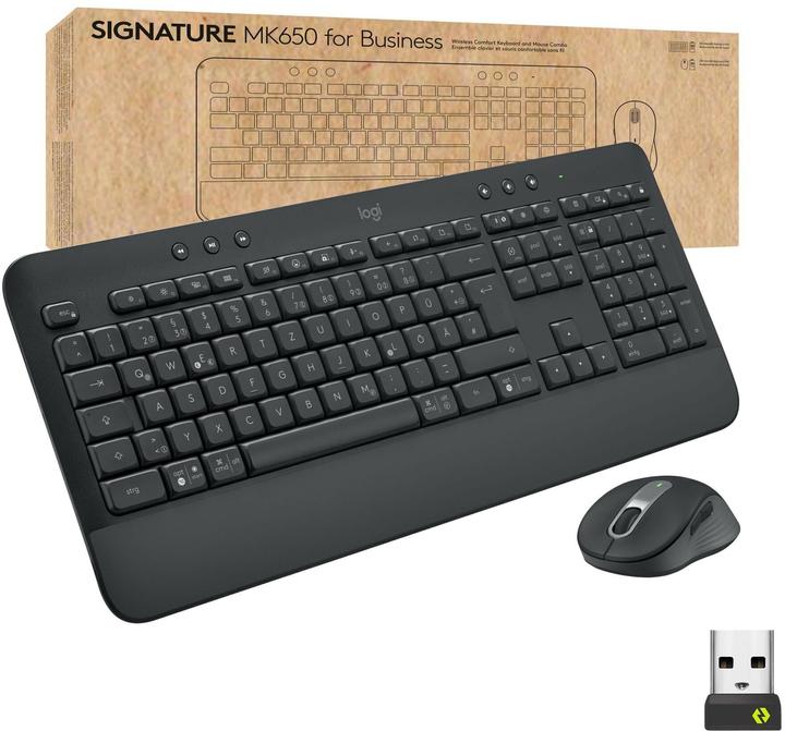 Actual product image Logitech MK650 Signature for Business (US, Wireless)