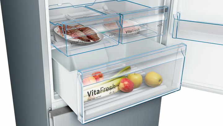 Image du produit Bosch Hausgeräte Combinaison réfrigérateur-congélateur NoFrostE (435 l)