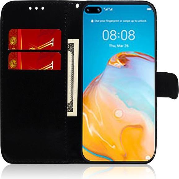 Actual product image MU Style Mirror Surface Bookcover Series (Huawei P40)