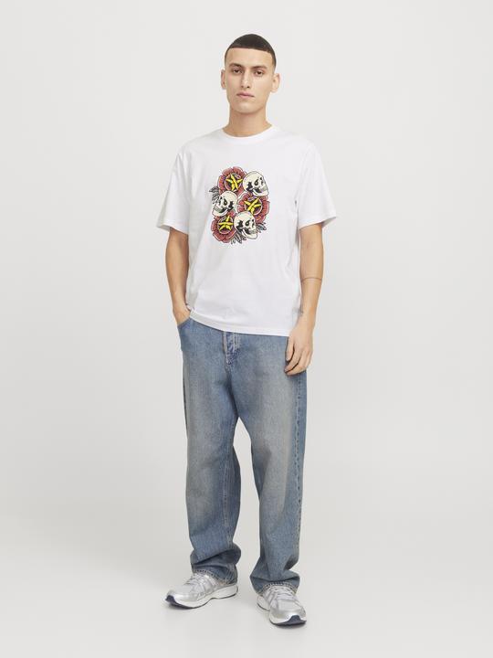 Actual product image Jack & Jones Joranatomy Skull Tee Ss Crew Neck Ln (XXL)