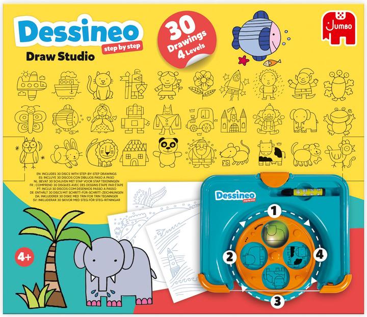 Image du produit Jumbo Dessineo Atelier de dessin (Multilingue)