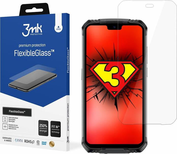 Actual product image 3MK FlexibleGlass do Doogee S68 Pro (1 Piece, Doogee S68 Pro)