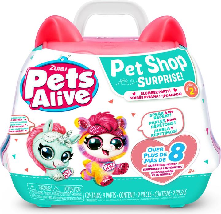 Produktbild Zuru Pet Shop Surprise Pets Alive Slumber Party - Serie 2 (14 cm)