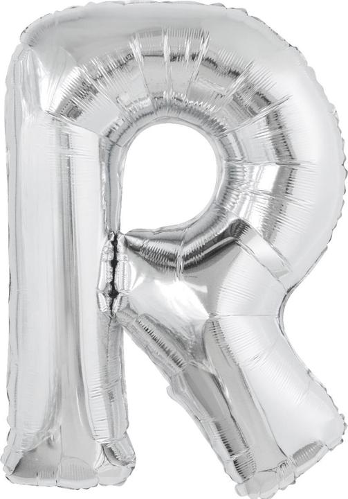 Produktbild Folienballon Buchstaben R Silber 80cm (1 x)