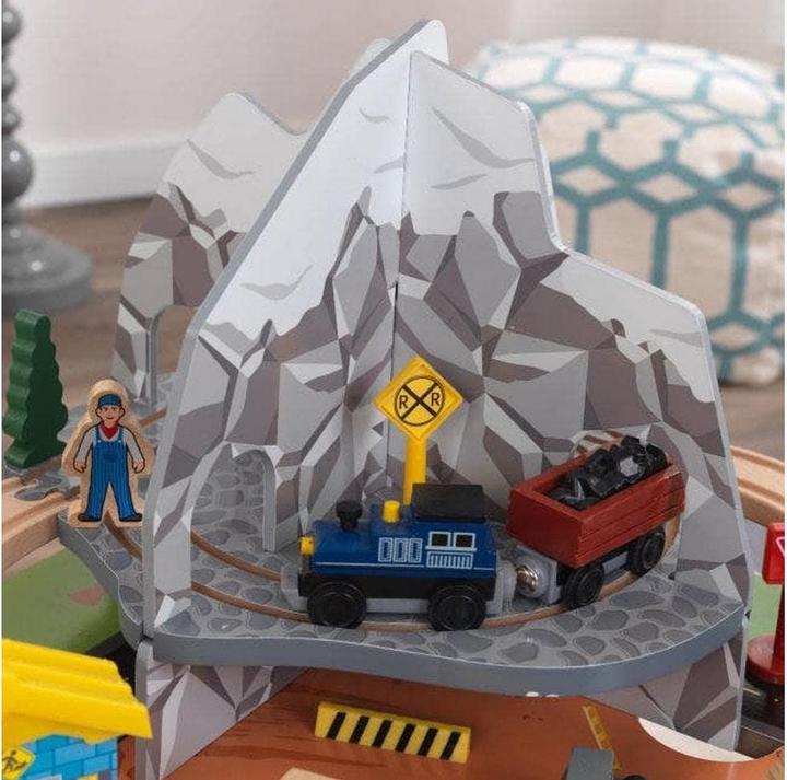Produktbild KidKraft Eisenbahnset & Spieltisch „Felsiger Berg“