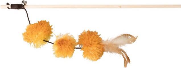 Actual product image Trixie Play fishing rod pompom balls (Play fishing rod cat)