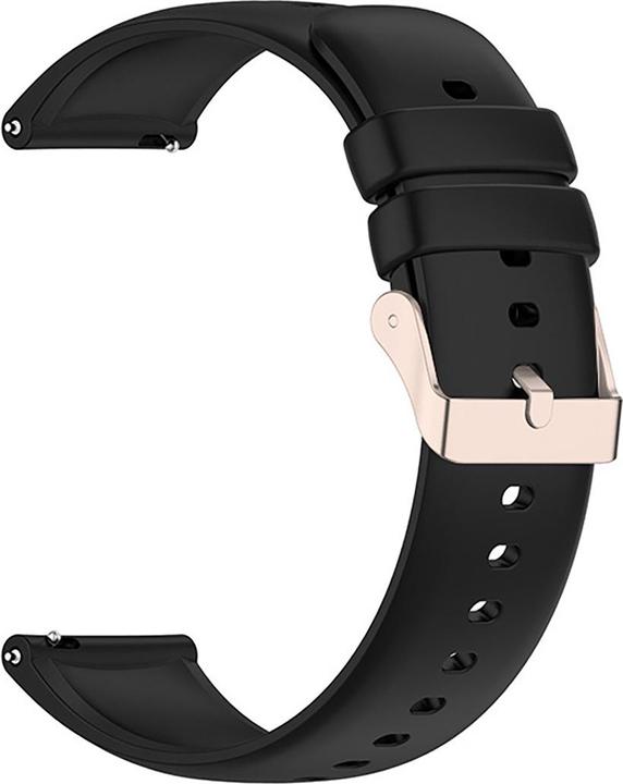 Marka Niezdefiniowana Silikonarmband für Xiaomi Mi Watch / Amazfit GTR 47mm - Schwarz (Silikon)