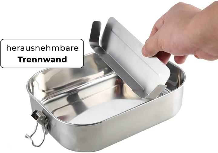Immagine prodotto ecoGecko Scatola per il pranzo in acciaio inox premium