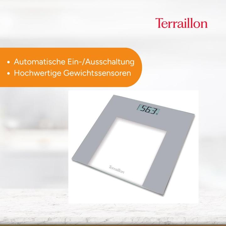 Actual product image Terraillon TP1000 Rectangle, Electronic Personal Scale (150 kg)