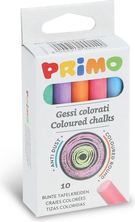 Actual product image Primo Chalks dust-free (Multicoloured, 10 x)