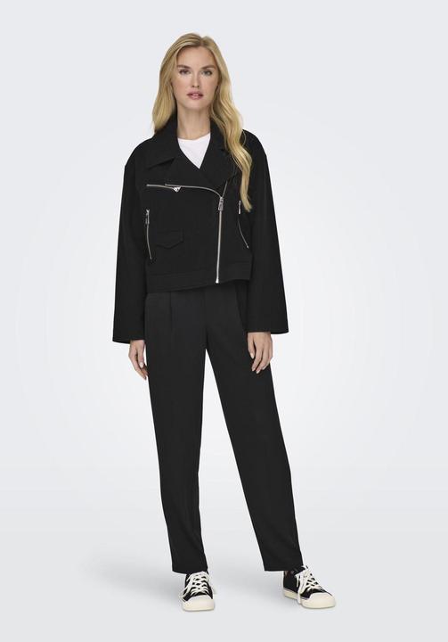 Produktbild Only Fly-Away Kragen Jacke Bikerjacke in Lederoptik (XL)