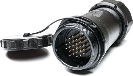 Produktbild Rs Pro Leistungssteckverbinder Stecker zur Kabelmontage, 26-polig 5.0A, Lötanschluss IP68