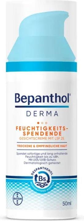 Bayer HealthCare Bepanthol Derma Feu Ge Lsf (50 ml, Crema da giorno, SPF 25)