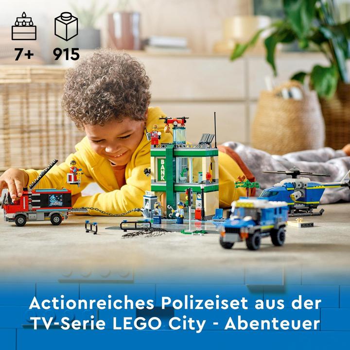 Actual product image LEGO Bank robbery with car chase (60317, LEGO City)