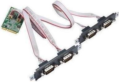 Immagine prodotto Moxa CP-104N-T - Scheda seriale Mini PCI Express a 4 porte RS-232, temperatura operativa da -40 a 85C