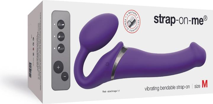 Actual product image Strap-on-me Vibrating Bendable Strap-on