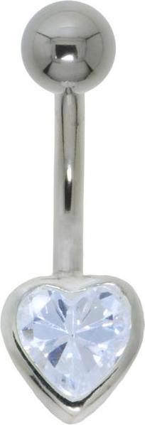 Produktbild Bijouteria Bauchpiercing (Edelstahl, Silber 925, Zirkonia)