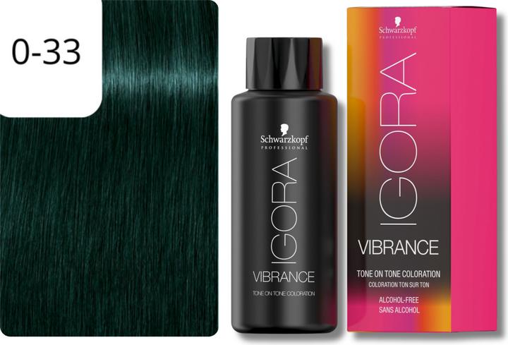 Immagine prodotto Schwarzkopf Professional IGORA Vibrance Hair Tint NUOVO (0-33 Concentrato opaco)