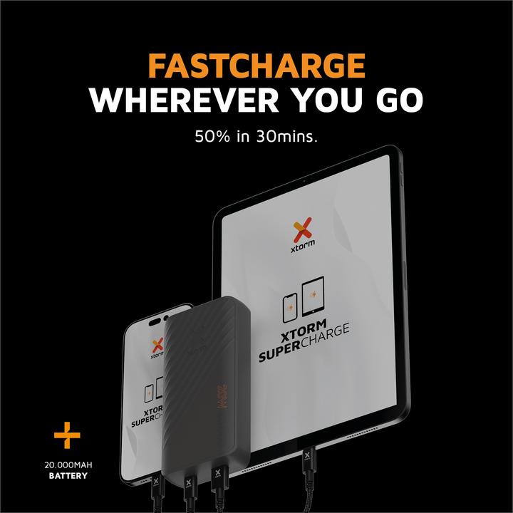 Produktbild Xtorm Go2 Series Fan Edition (20000 mAh, 20 W, 74 Wh)
