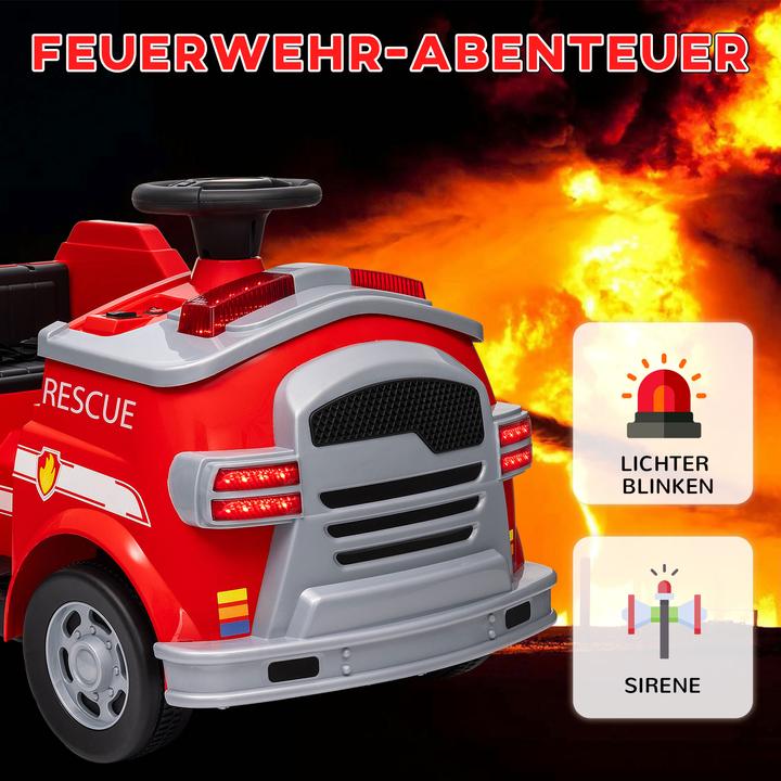 Actual product image Aiyaplay Kinder Elektroauto Kunststoff, Stahl Rot