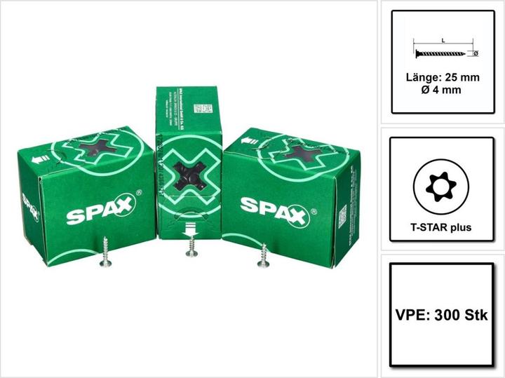 Produktbild Spax Rückwandschrauben (300 Schrauben pro Stück)