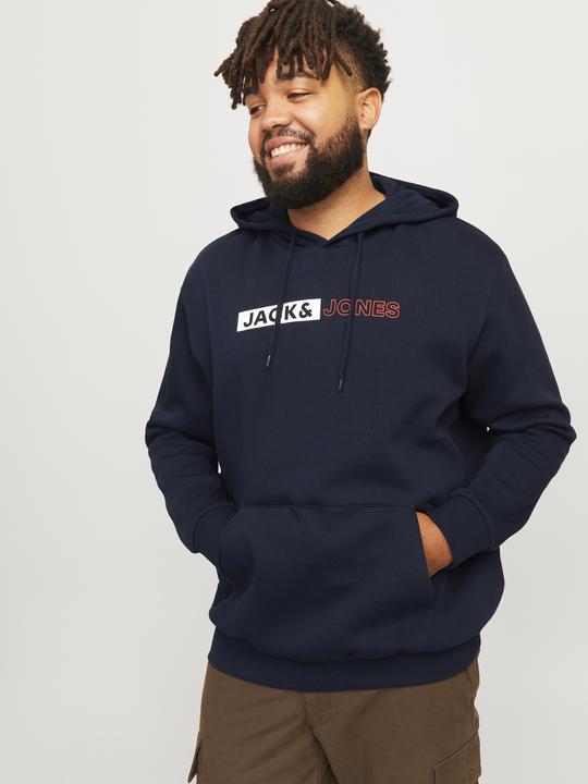 Produktbild Jack & Jones Jjecorp Logo Sweat Hood Play Noos Pls (4XL)